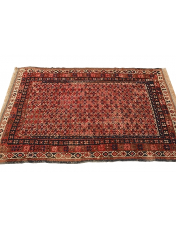 Vintage Small Decorative Caucasian Rug - 3`3