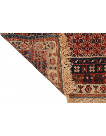 Vintage Small Decorative Caucasian Rug - 3`3