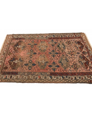 Vintage Decorative Wool Rug - 3`6