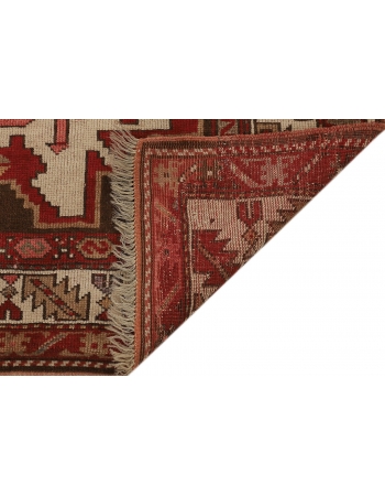 Small Vintage Decorative Caucasian Rug - 3`4