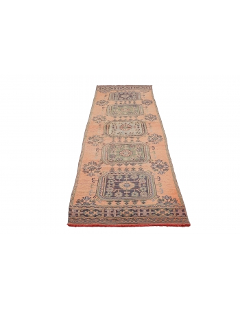 Vintage Turkish Oushak Runner - 2`9