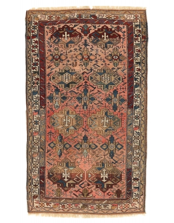 Vintage Decorative Wool Rug - 3`6