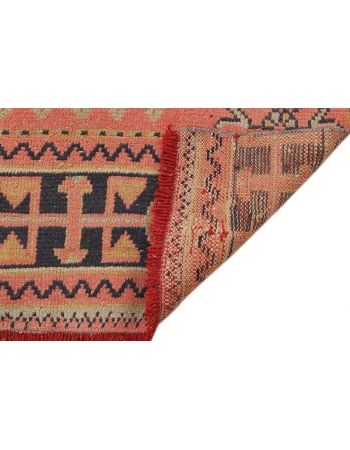 Decorative Turkish Vintage Oushak Runner - 2`11