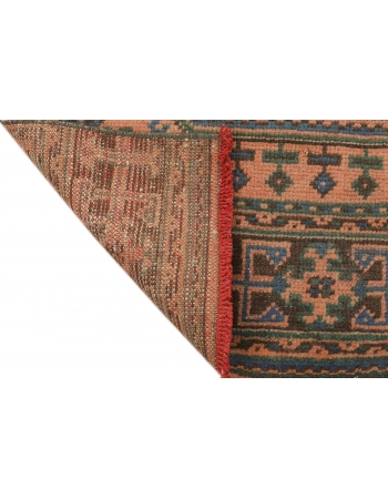 Vintage Turkish Oushak Runner Rug - 3`1