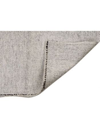 Small Light Gray Kilim Runner - 2`3