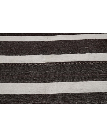 Vintage Turkish Hemp Kilim Rug - 5`10