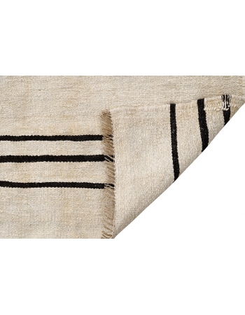 Striped Vintage Hemp Kilim Rug - 6`4