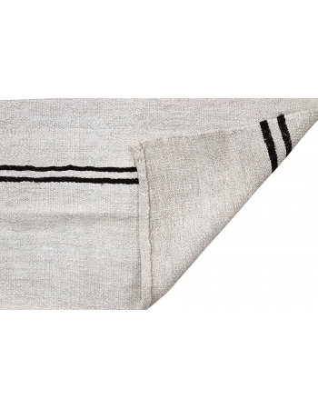 Striped Vintage Hemp Kilim Rug - 6`4