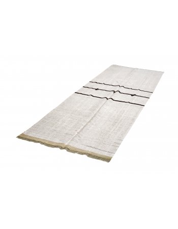 Modern Vintage Hemp Kilim Rug - 4`11
