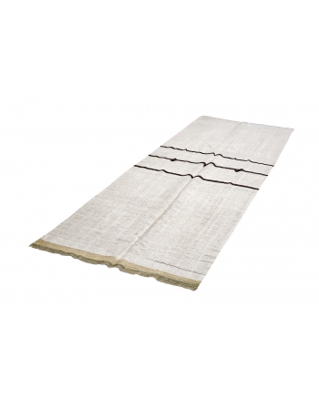 Modern Vintage Hemp Kilim Rug - 4`11