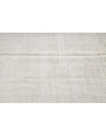 White Vintage Hemp Kilim Rug - 5`3