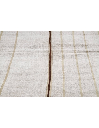 Striped Vintage Hemp Kilim Rug - 4`9