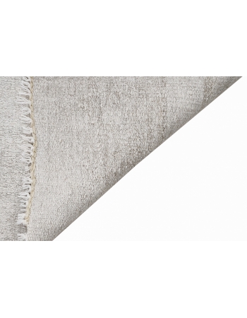 Off White Vintage Hemp Kilim Rug - 4`11