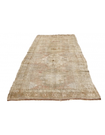 Washed Out Vintage Kars Rug - 4`7