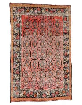 Vintage Decorative Samarkand Rug - 6`11