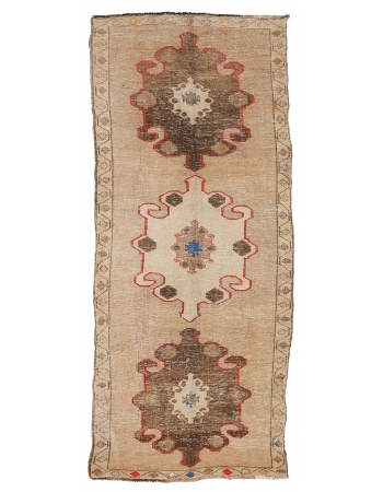 Vintage Decorative Turkish Kars Rug - 5`4