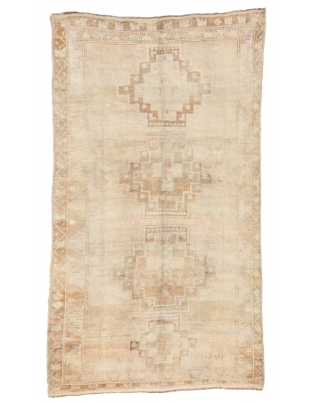 Washed Out Large Turkish Kars Rug - 8`0" x 13`5"