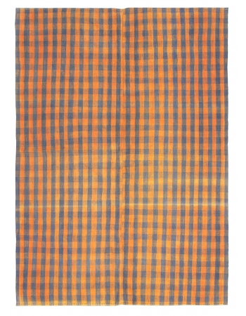 Decorative Vintage Turkish Kilim Rug - 5`7" x 7`9"