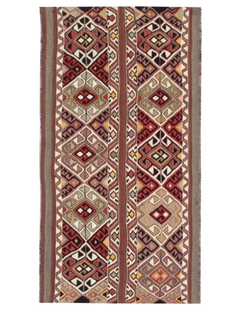 Small Vintage Turkish Kilim Rug - 2`4" x 4`6"