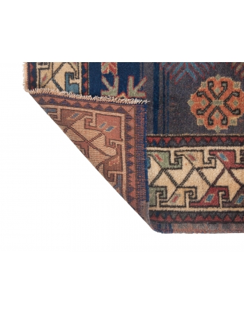Small Vintage Turkish Wool Rug - 3`6