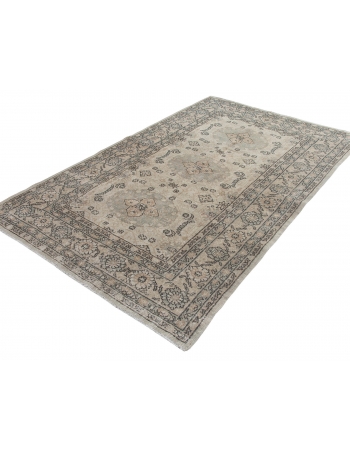 Decorative Vintage Turkish Oushak Rug - 5`1