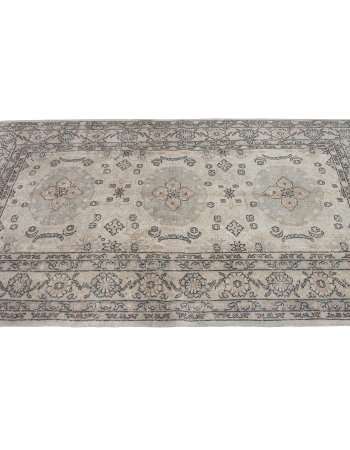 Decorative Vintage Turkish Oushak Rug - 5`1