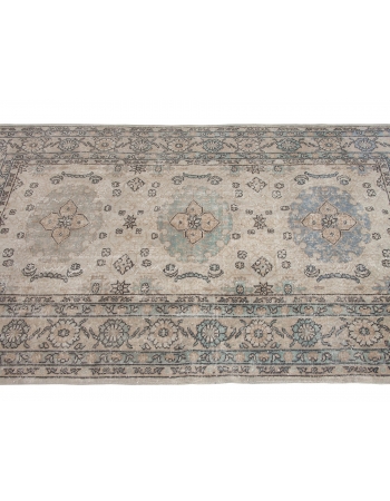 Vintage Decorative Turkish Oushak Rug - 5`1