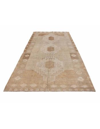 Vintage Washed Out Kars Wool Rug - 5`3