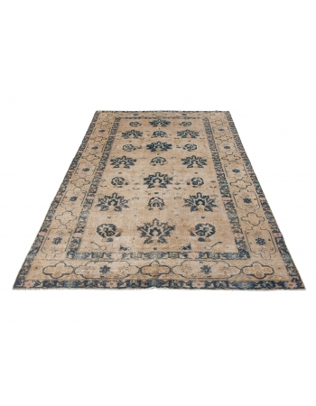 Antique Decorative Turkish Sivas Wool Rug - 5`5