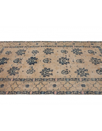 Antique Decorative Turkish Sivas Wool Rug - 5`5