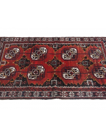 Small Vintage Afghan Wool Rug - 3`0