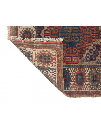 Antique Caucasian Decorative Rug - 2`11
