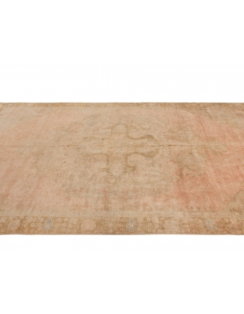 Faded Large Vintage Turkish Kars Rug - 6`11