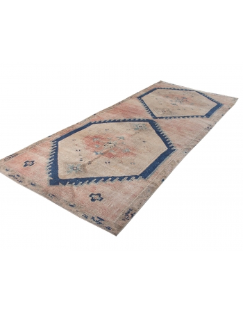 Decorative Vintage Large Kars Wool Rug - 5`4