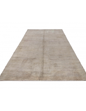 Washed Out Vintage Kars Wool Rug - 6`5