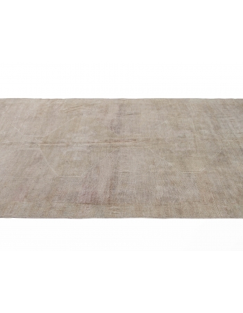 Washed Out Vintage Kars Wool Rug - 6`5