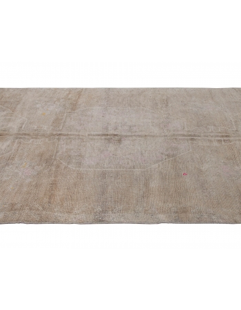 Washed Out Vintage Turkish Kars Rug - 6`1