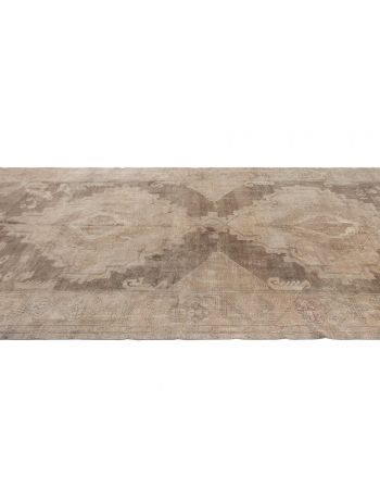 Large Vintage Washed Out Kars Rug - 6`10