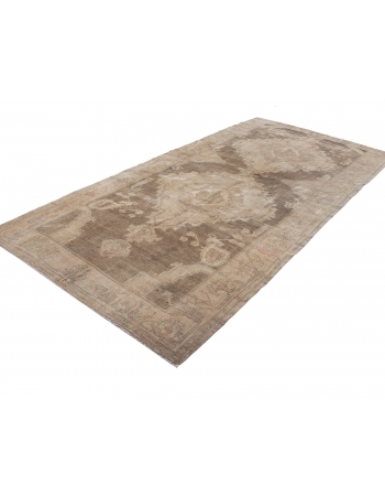 Large Vintage Washed Out Kars Rug - 6`10
