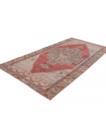 Vintage Turkish Anatolian Konya Rug - 5`5