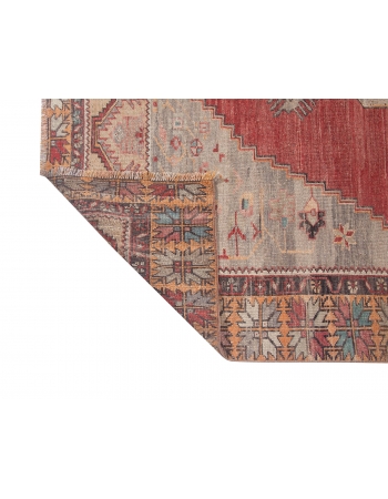 Vintage Turkish Anatolian Konya Rug - 5`5