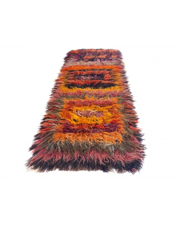 Decoreative Vintage Turkish Tulu Rug - 3`3