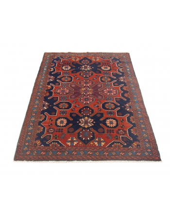 Antique Caucasian Decorative Rug - 3`8