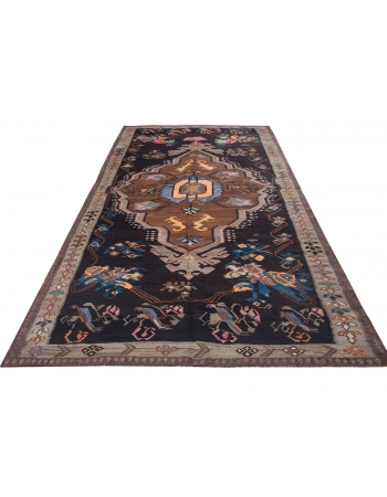 Vintage Unique Turkish Kars Kilim Rug - 6`0