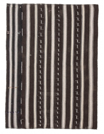 Modern Vintage Turkish Kilim Rug - 6`4