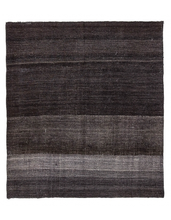 Gray Vintage Modern Kilim Rug - 5`3