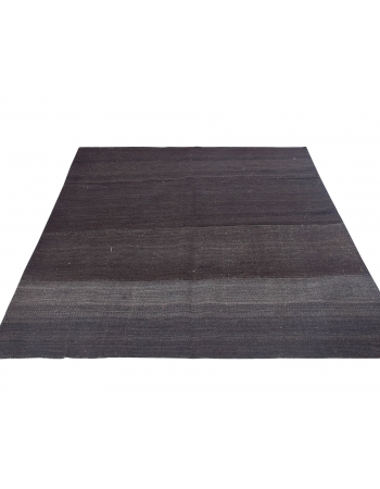 Gray Vintage Modern Kilim Rug - 5`3