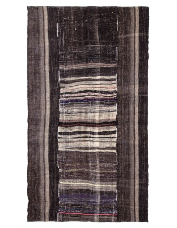 Unique Vintage Modern Kilim Rug - 7`0