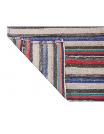 Striped Vintage Decorative Kilim Rug - 6`2
