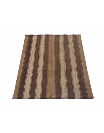 Small Brown Vintage Kilim Rug - 2`7